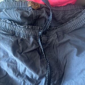 Jaanuu Navy Wide Leg Pants Scrubs bottoms large